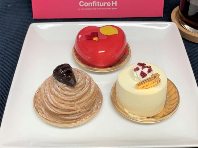 confiture_hのケーキ３品